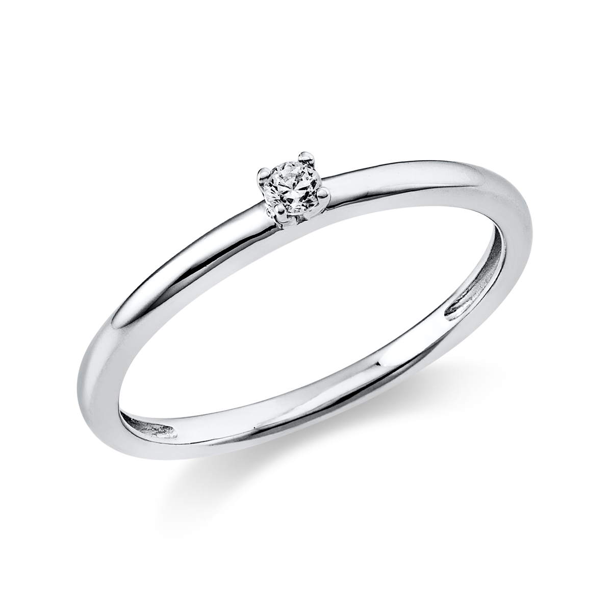 Solitaire Ring 0,05ct
