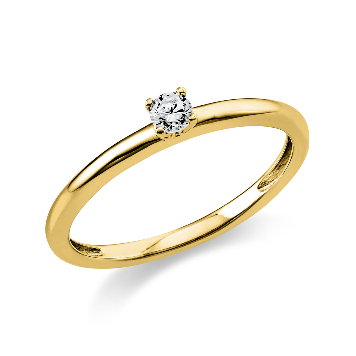 Solitaire Ring 0,1ct