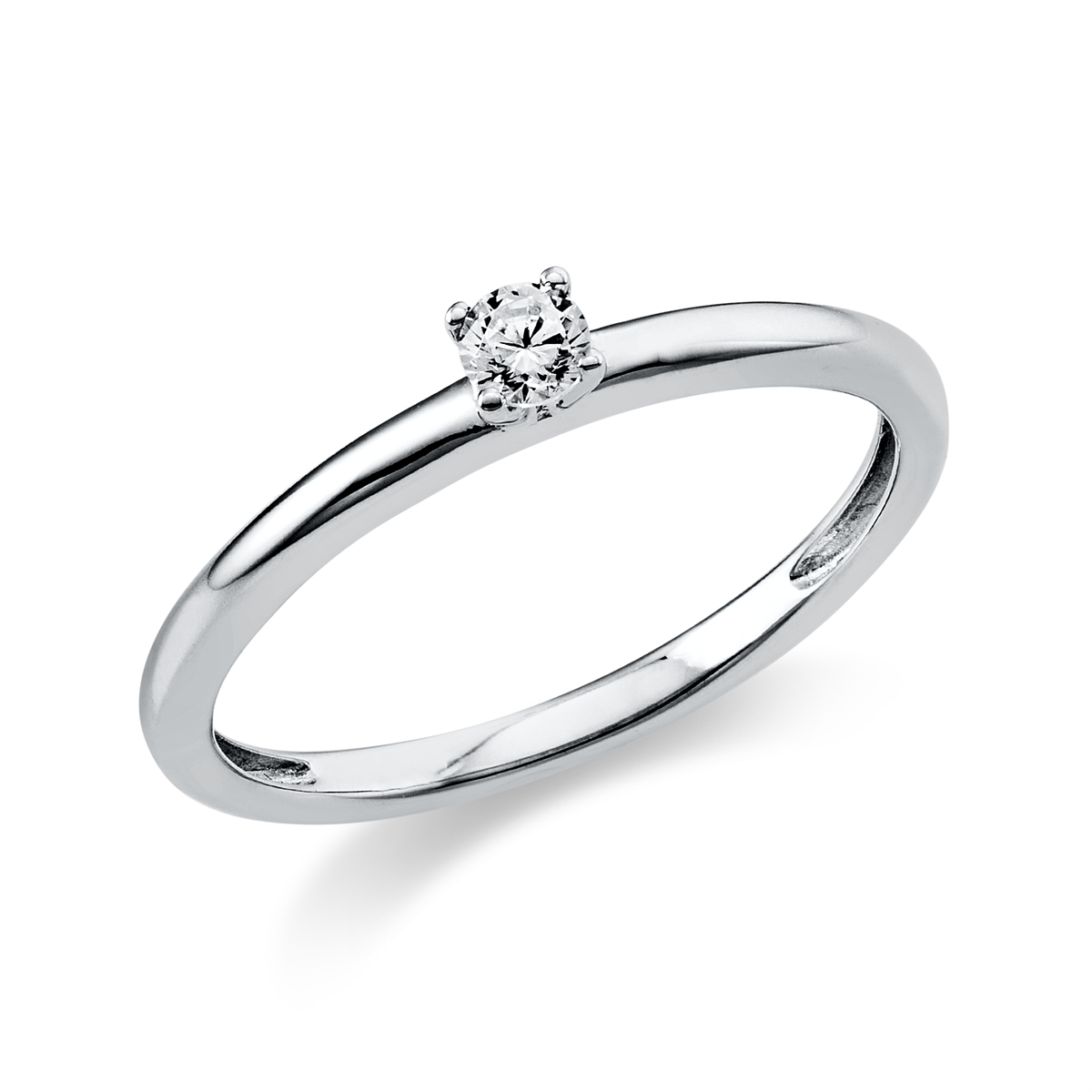 Solitaire Ring 0,1ct