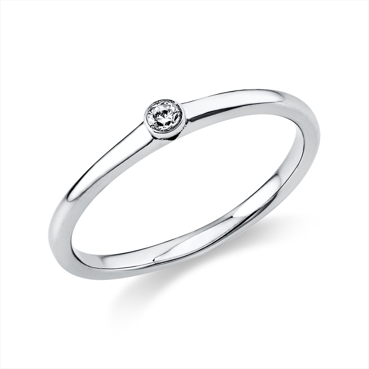 Solitaire Ring 0,05ct