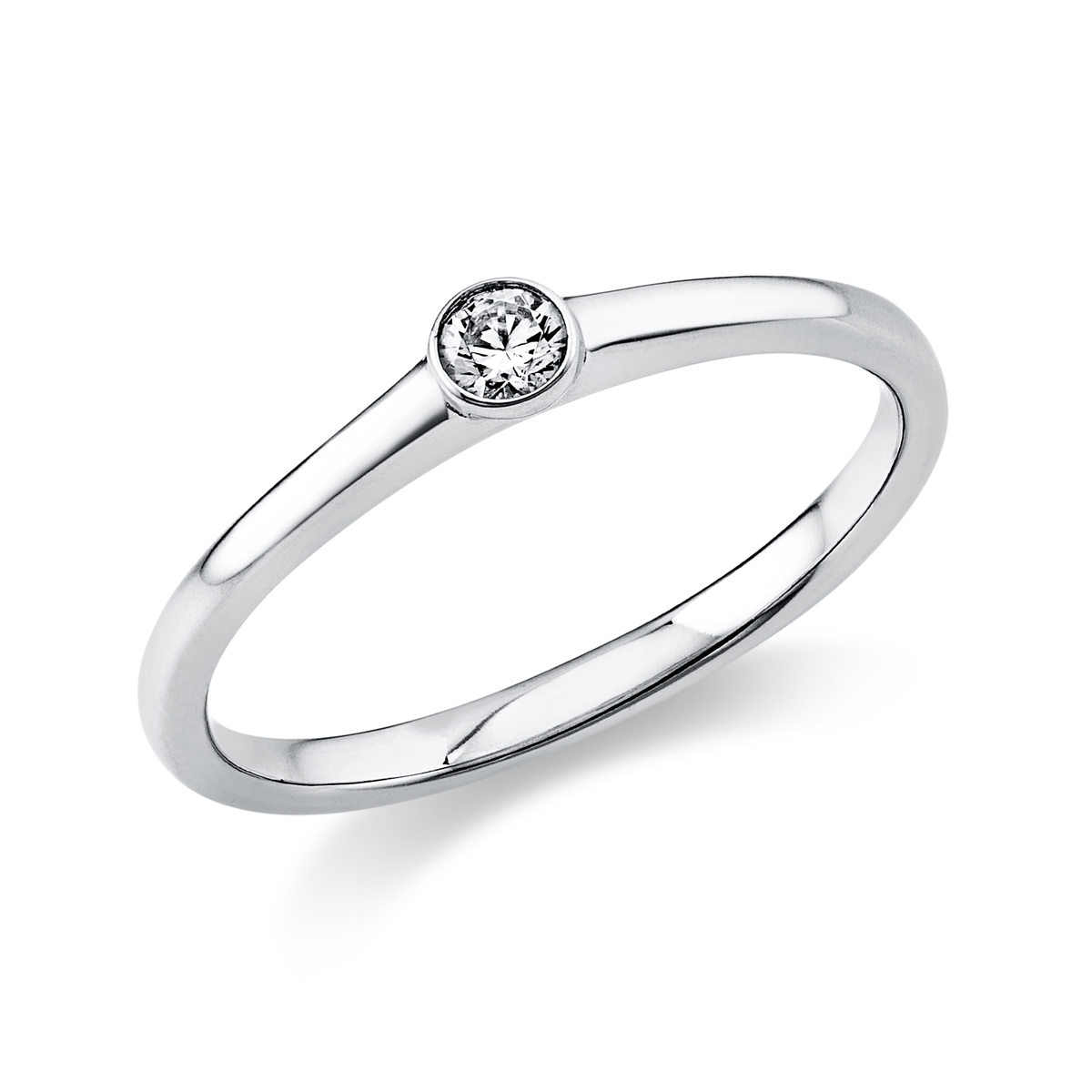 Solitaire Ring 0,1ct