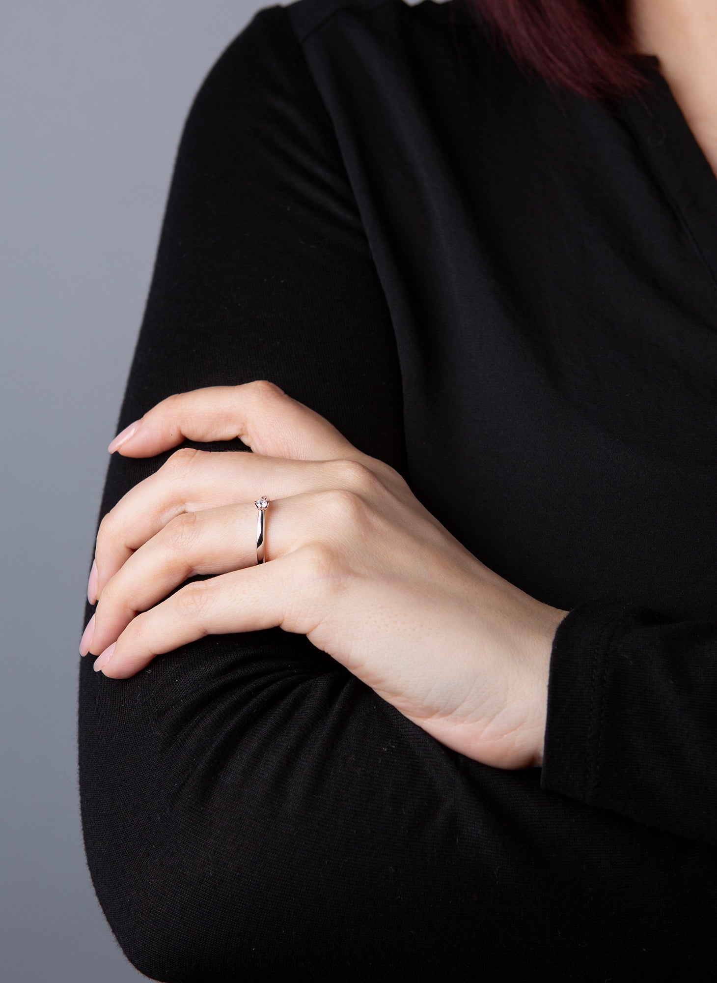 Solitaire Ring 0,1ct