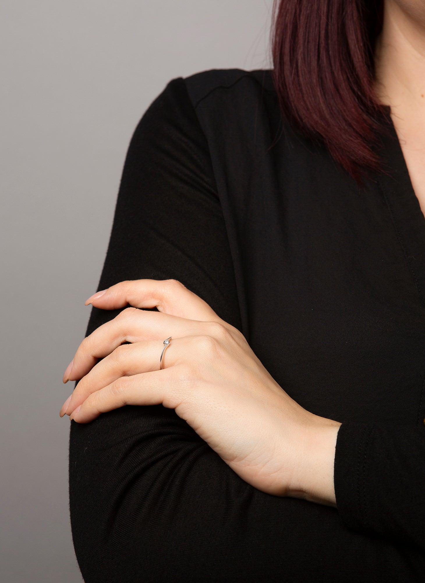 Solitaire Ring 0,05ct