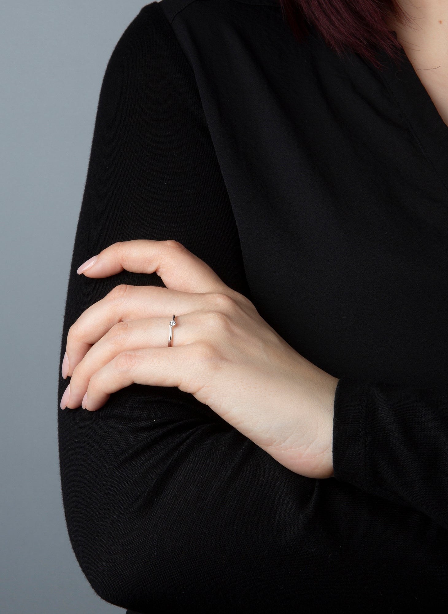 Solitaire Ring 0,05ct