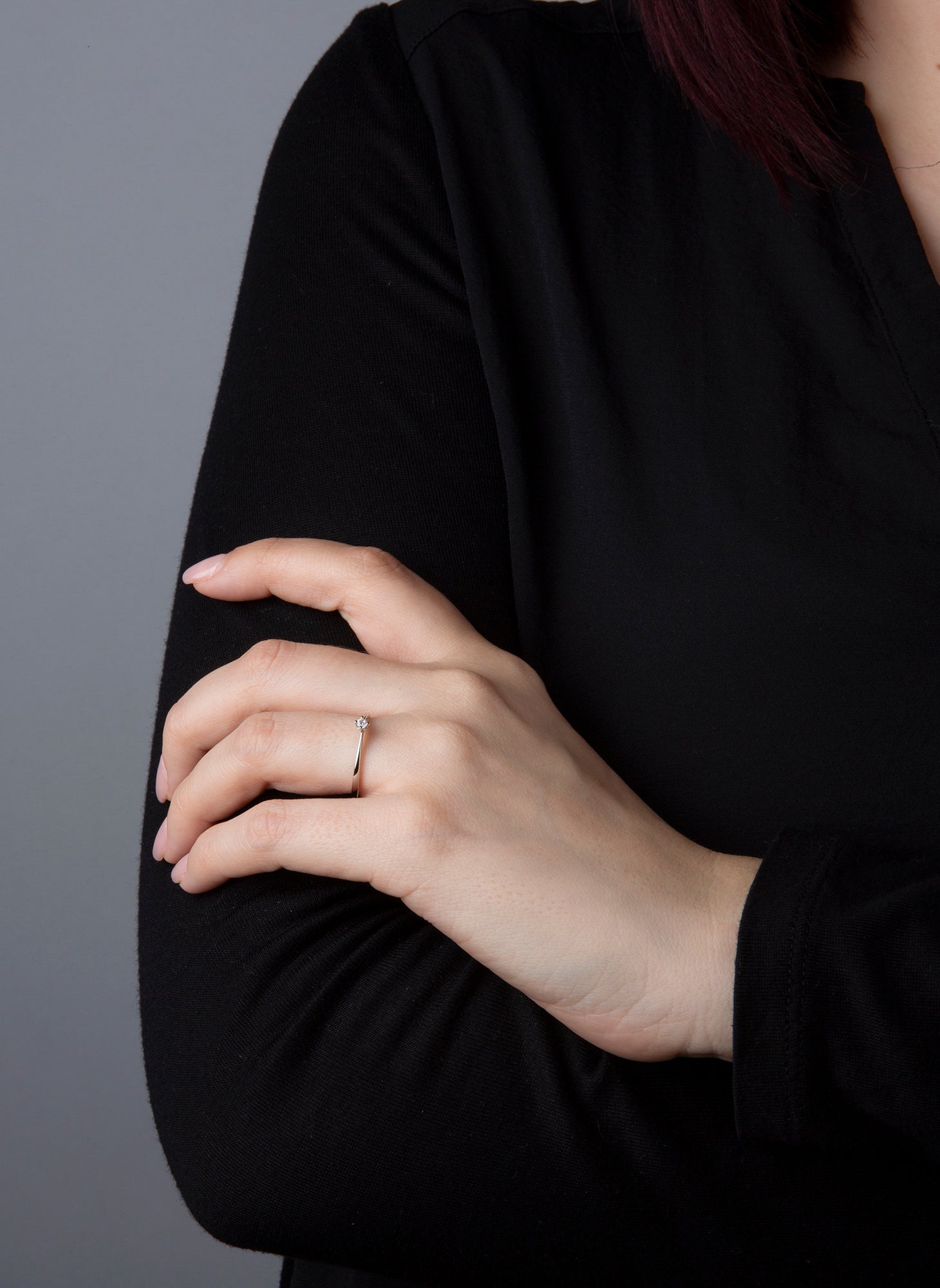 Solitaire Ring 0,05ct