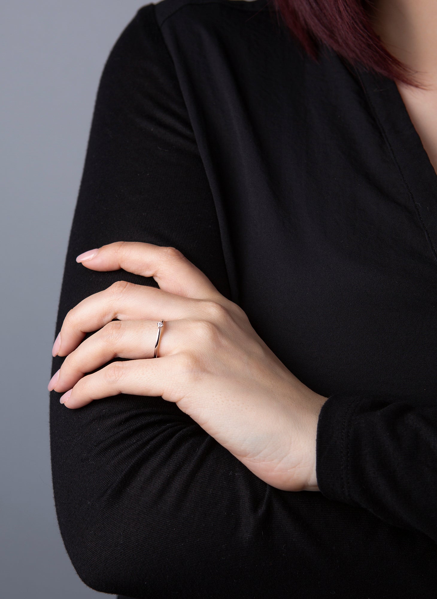 Solitaire Ring 0,05ct