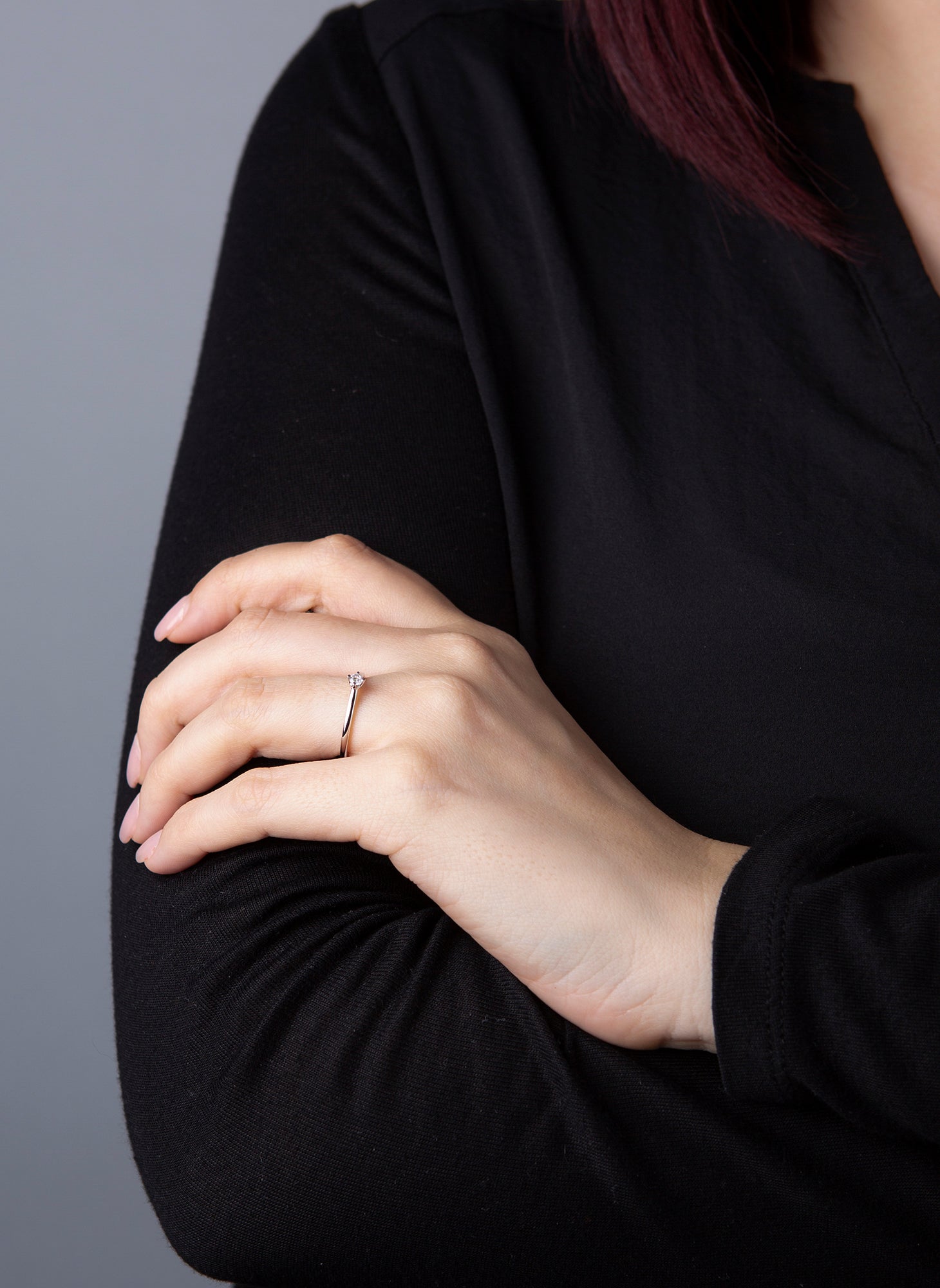 Solitaire Ring 0,1ct