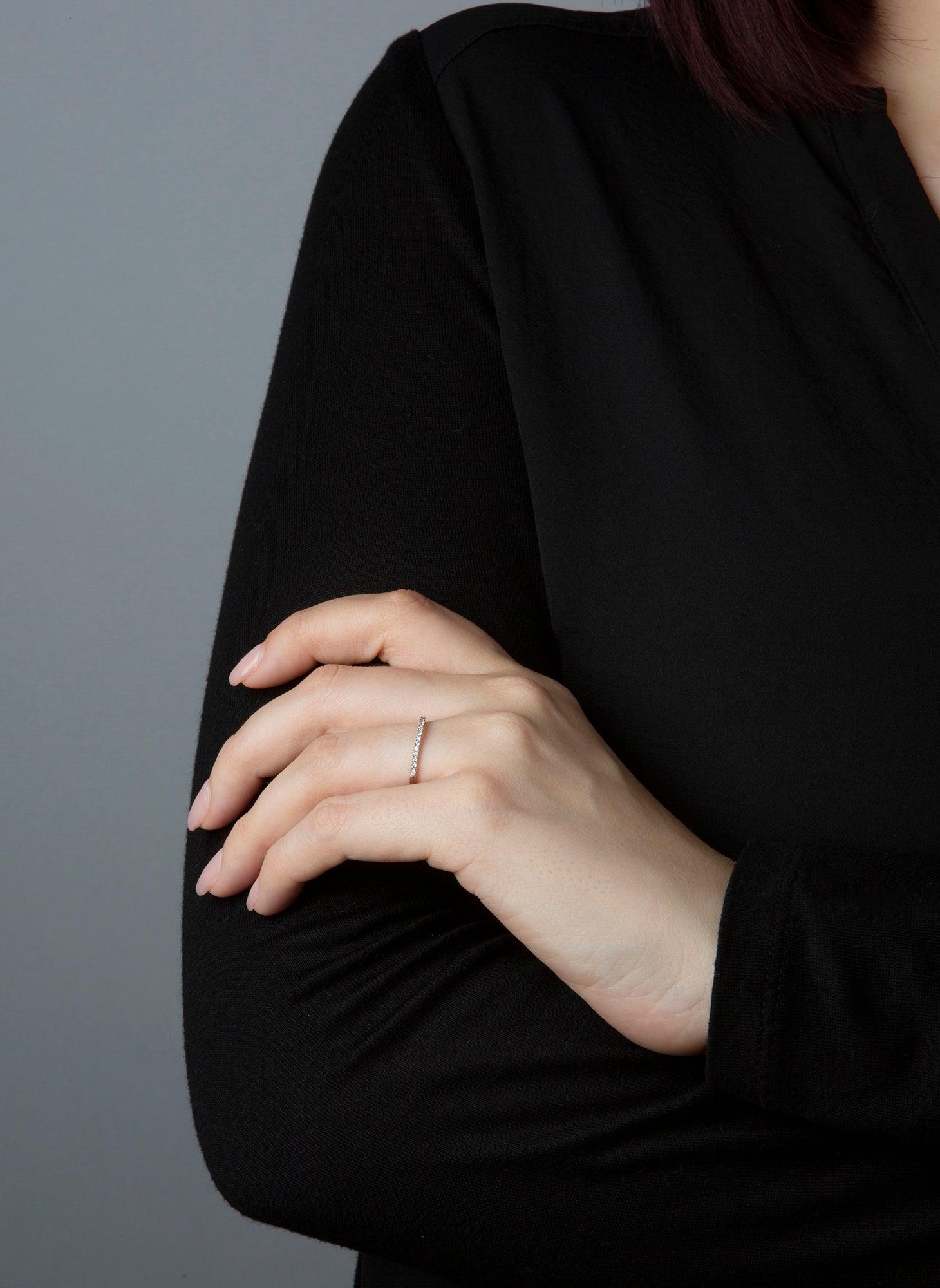 Memoire halb Ring 0,15ct