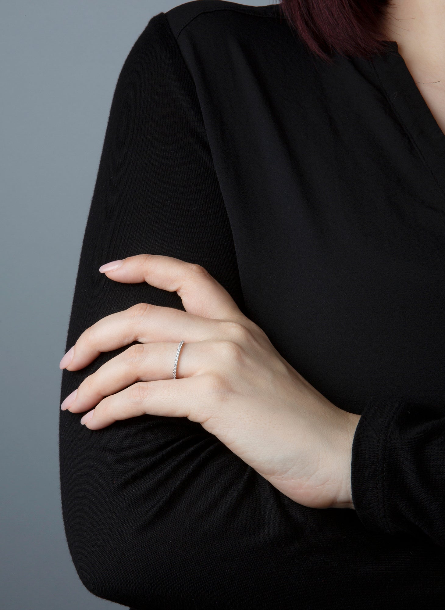 Memoire halb Ring 0,2ct