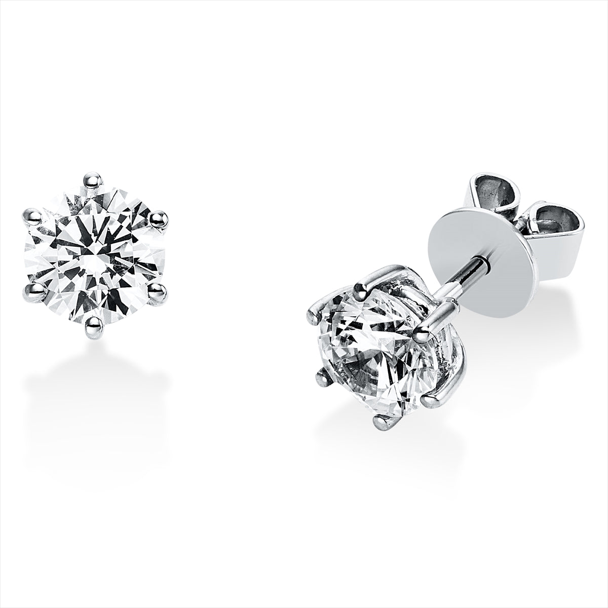 Solitaire Ohrstecker 1,4ct