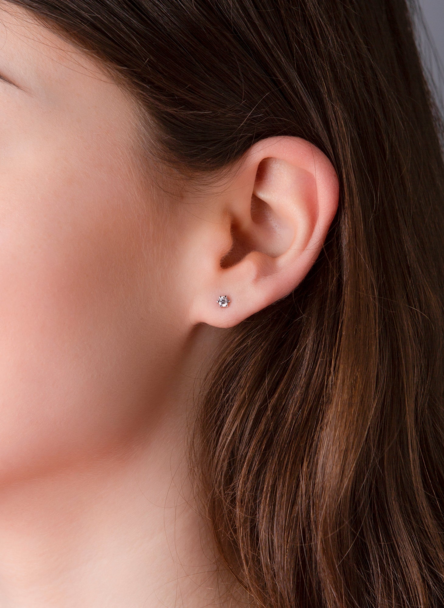 Solitaire Ohrstecker 0,2ct