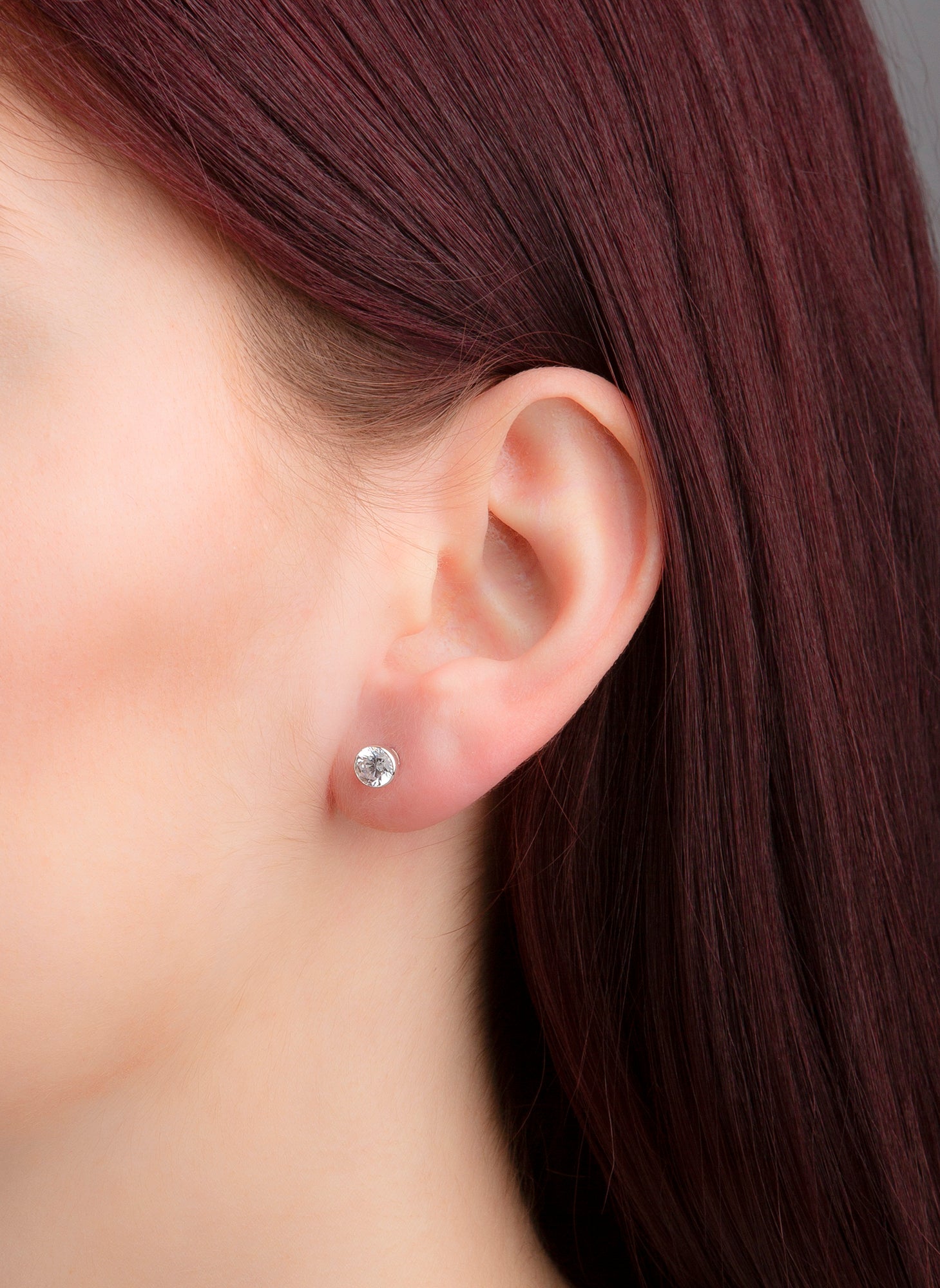 Solitaire Ohrstecker 1ct