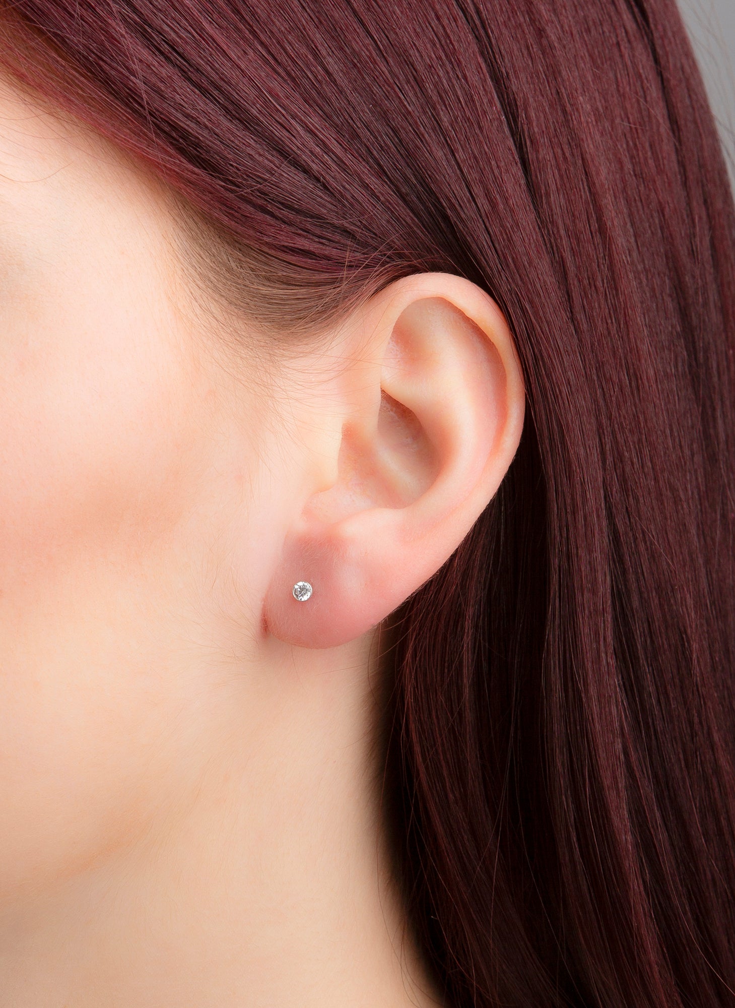 Solitaire Ohrstecker 0,2ct