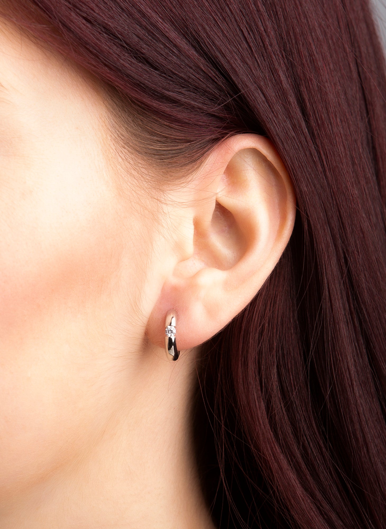 Solitaire Ohrstecker 0,2ct