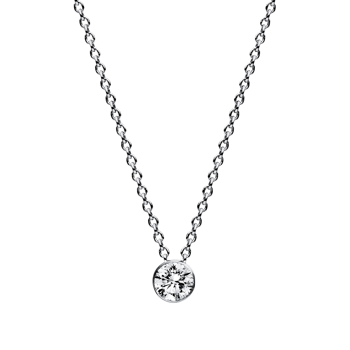 Solitaire Collier 0,15ct