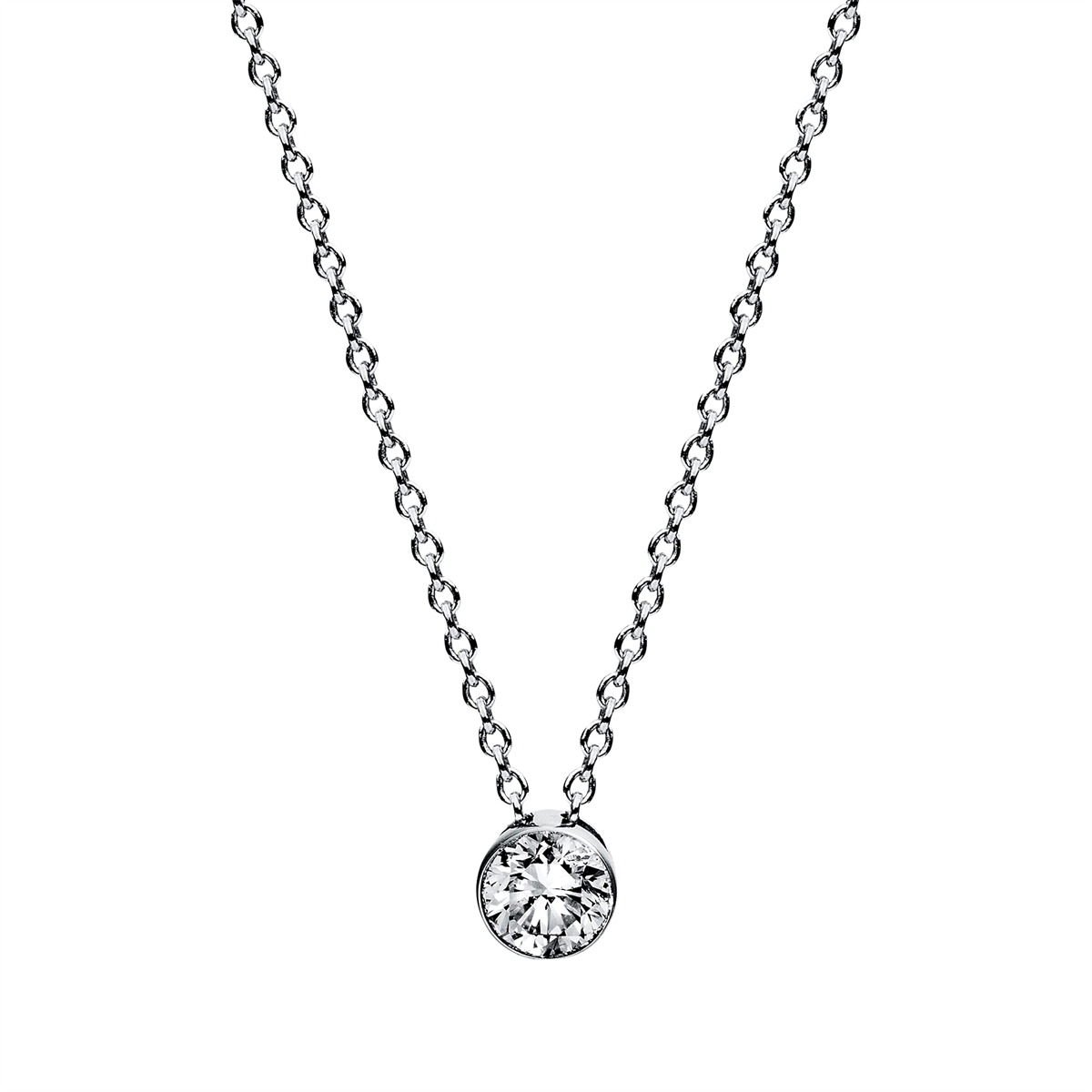 Solitaire Collier 0,2ct