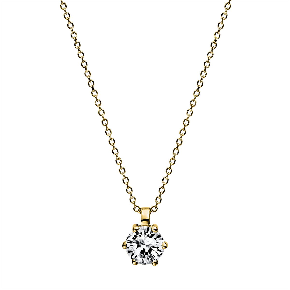 Solitaire Collier 0,25ct