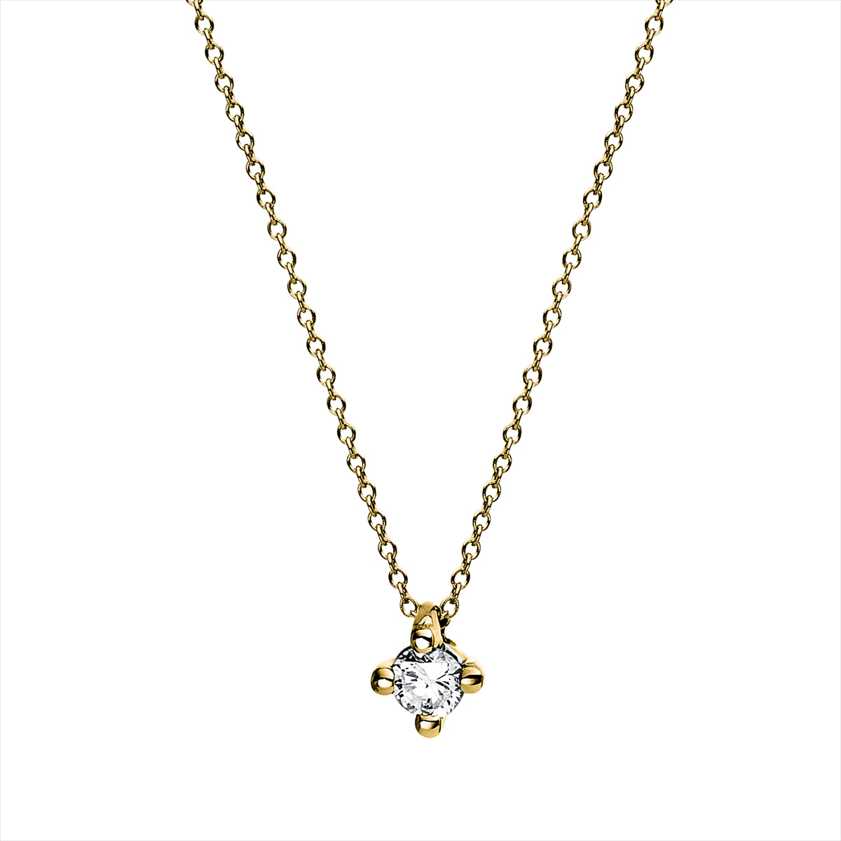 Solitaire Collier 0,07ct