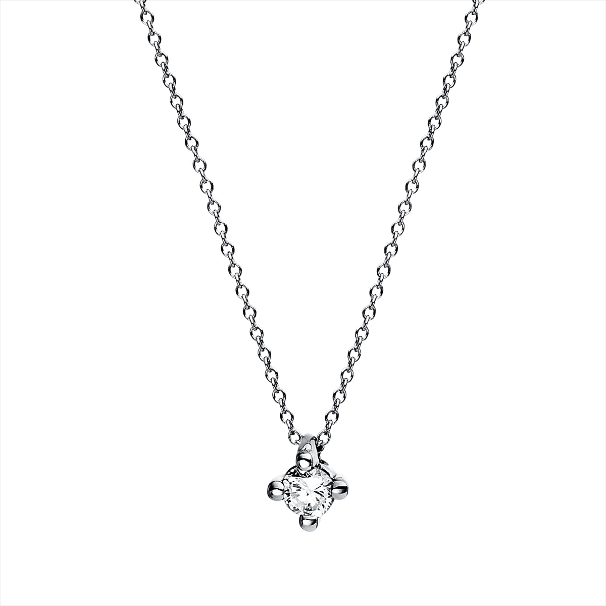 Solitaire Collier 0,07ct