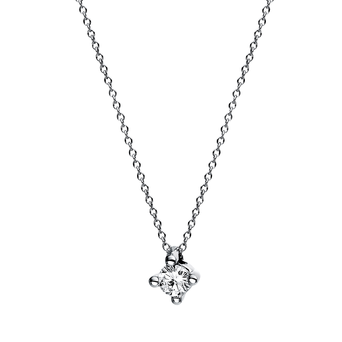 Solitaire Collier 0,1ct