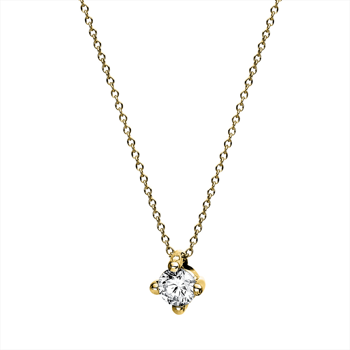 Solitaire Collier 0,15ct