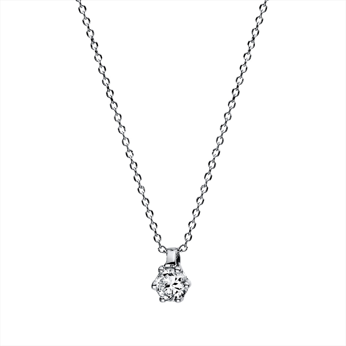 Solitaire Collier 0,1ct