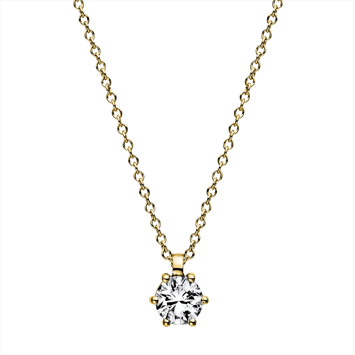 Solitaire Collier 0,3ct