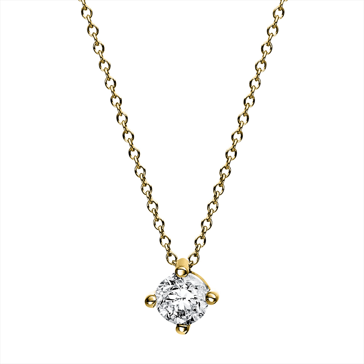 Solitaire Collier 0,4ct