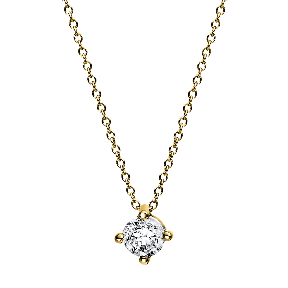 Solitaire Collier 0,4ct