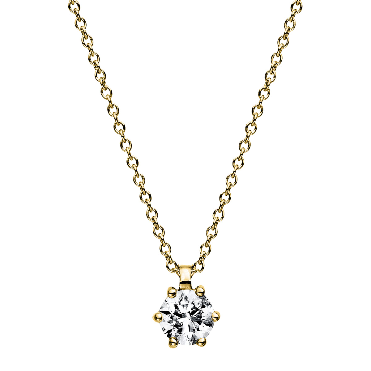 Solitaire Collier 0,4ct