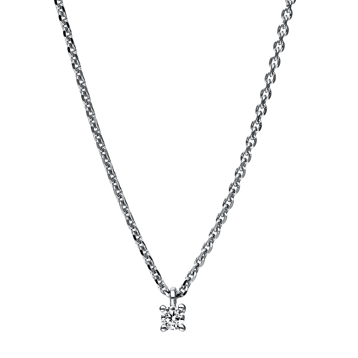 Solitaire Collier 0,05ct