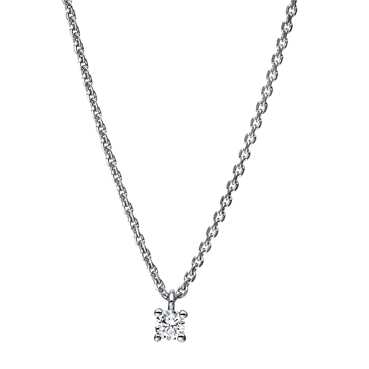 Solitaire Collier 0,1ct