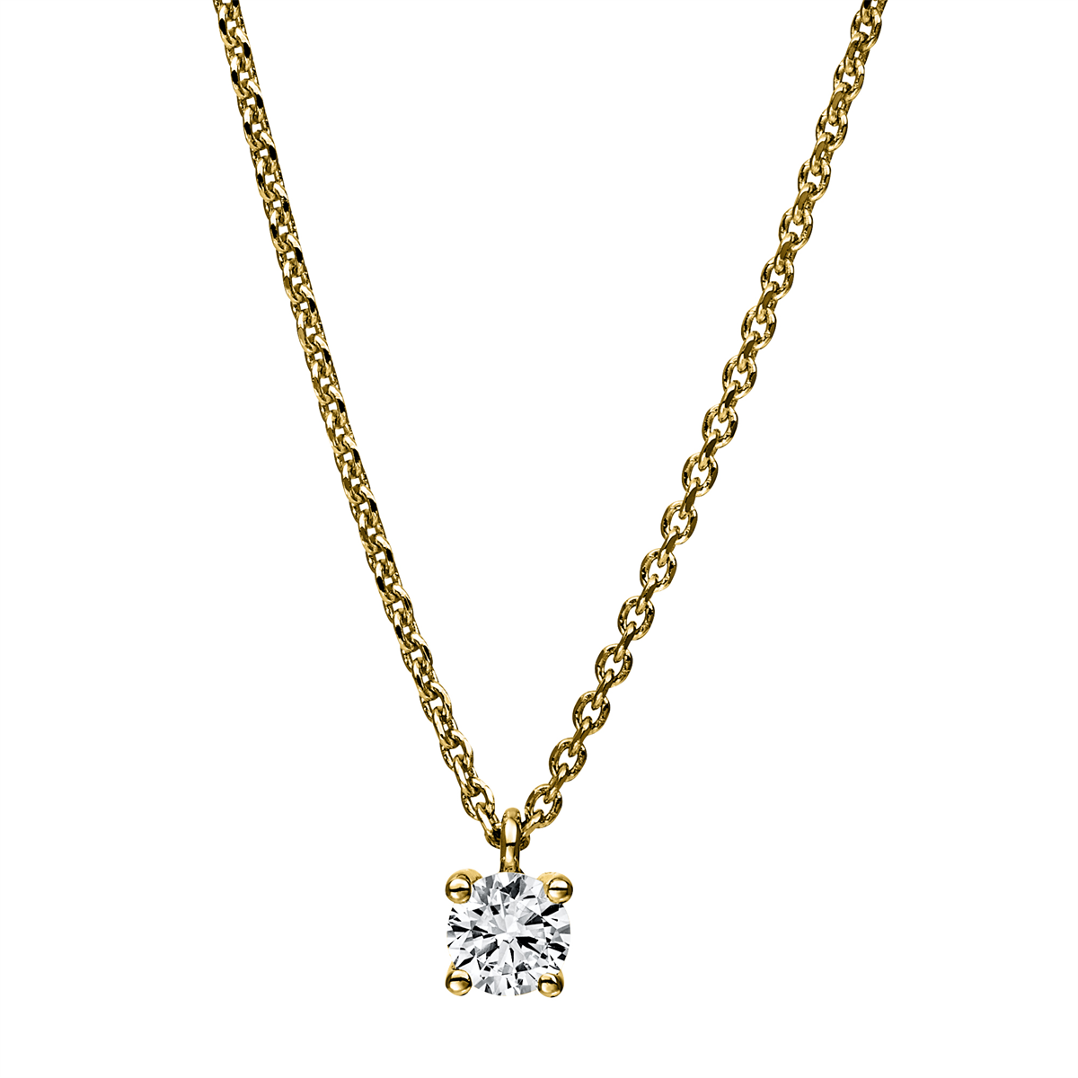 Solitaire Collier 0,2ct