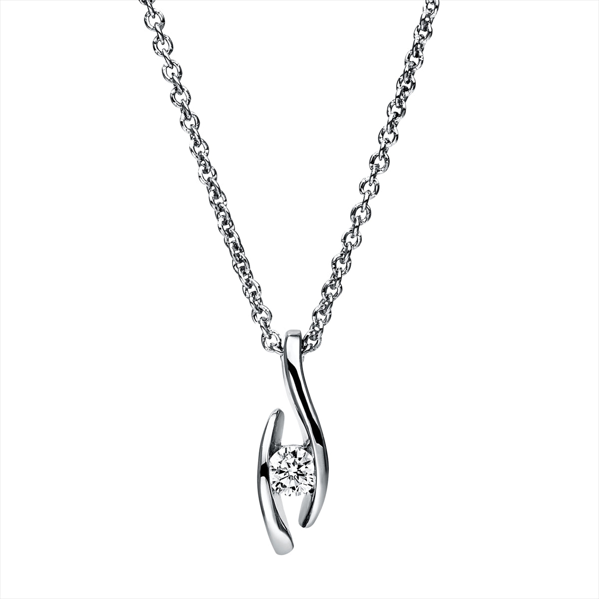 Solitaire Collier 0,1ct