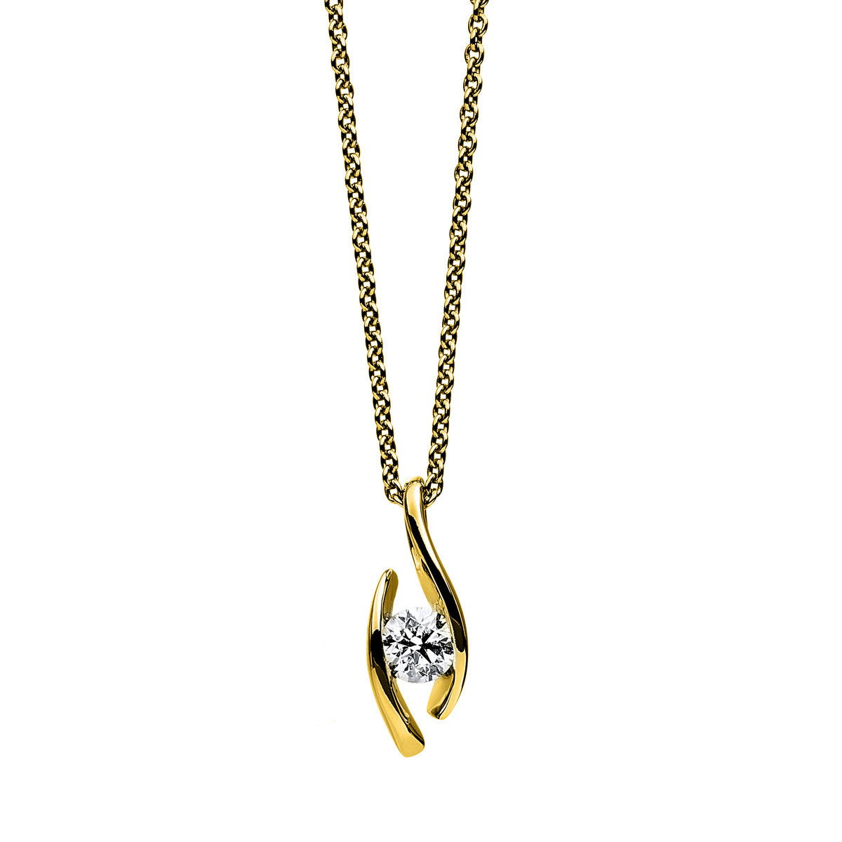 Solitaire Collier 0,25ct