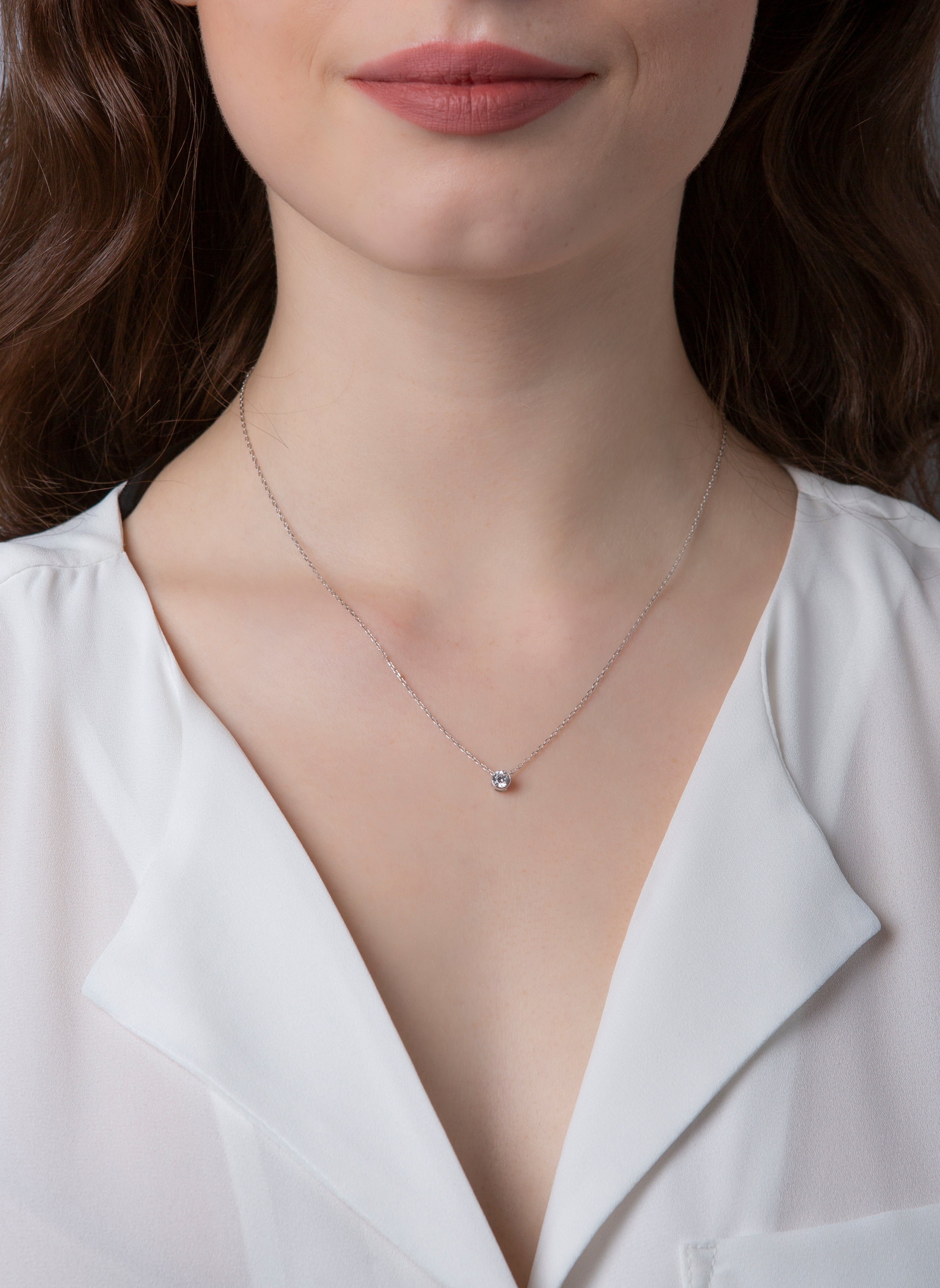 Solitaire Collier 0,25ct