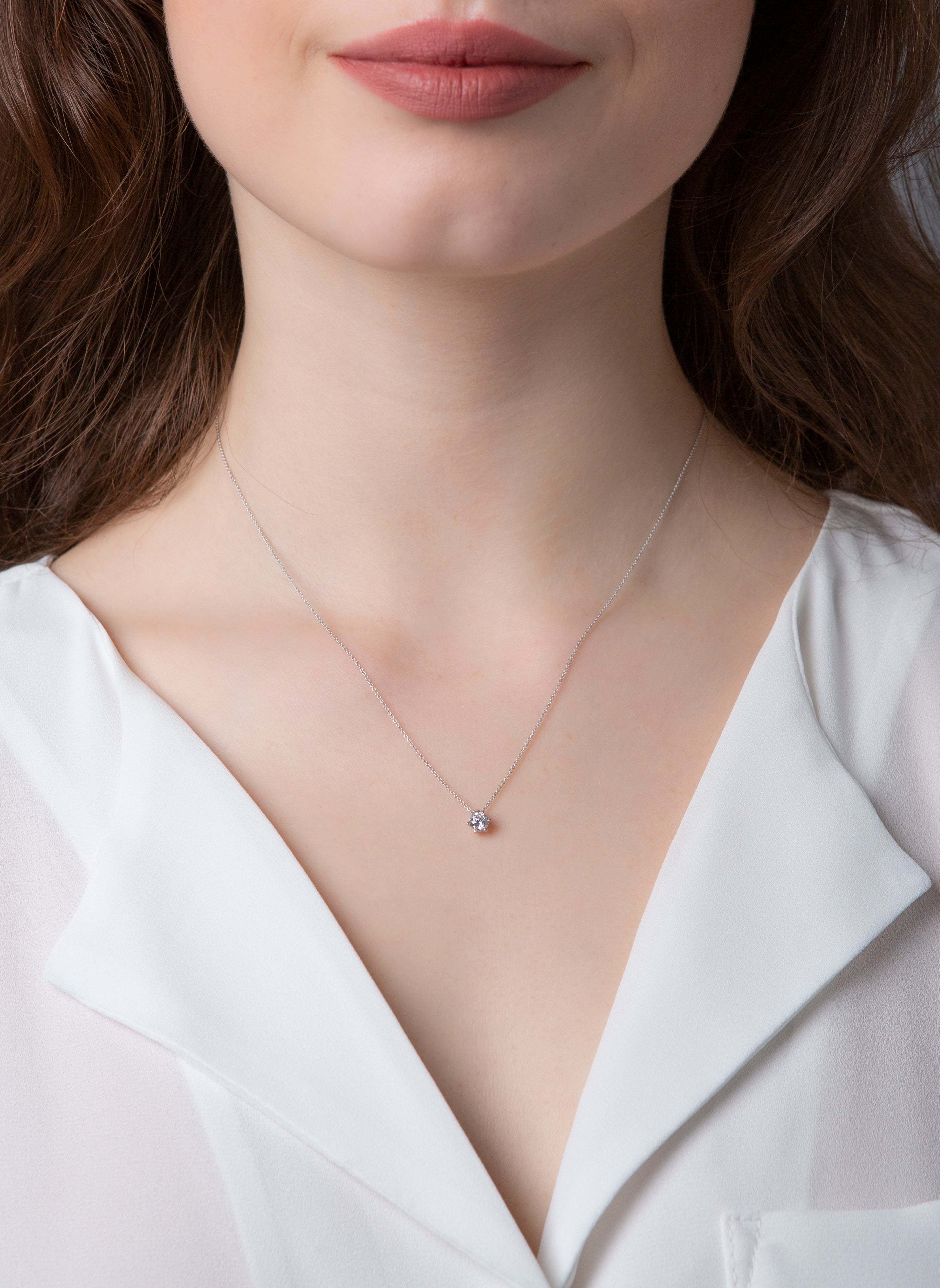 Solitaire Collier 0,25ct