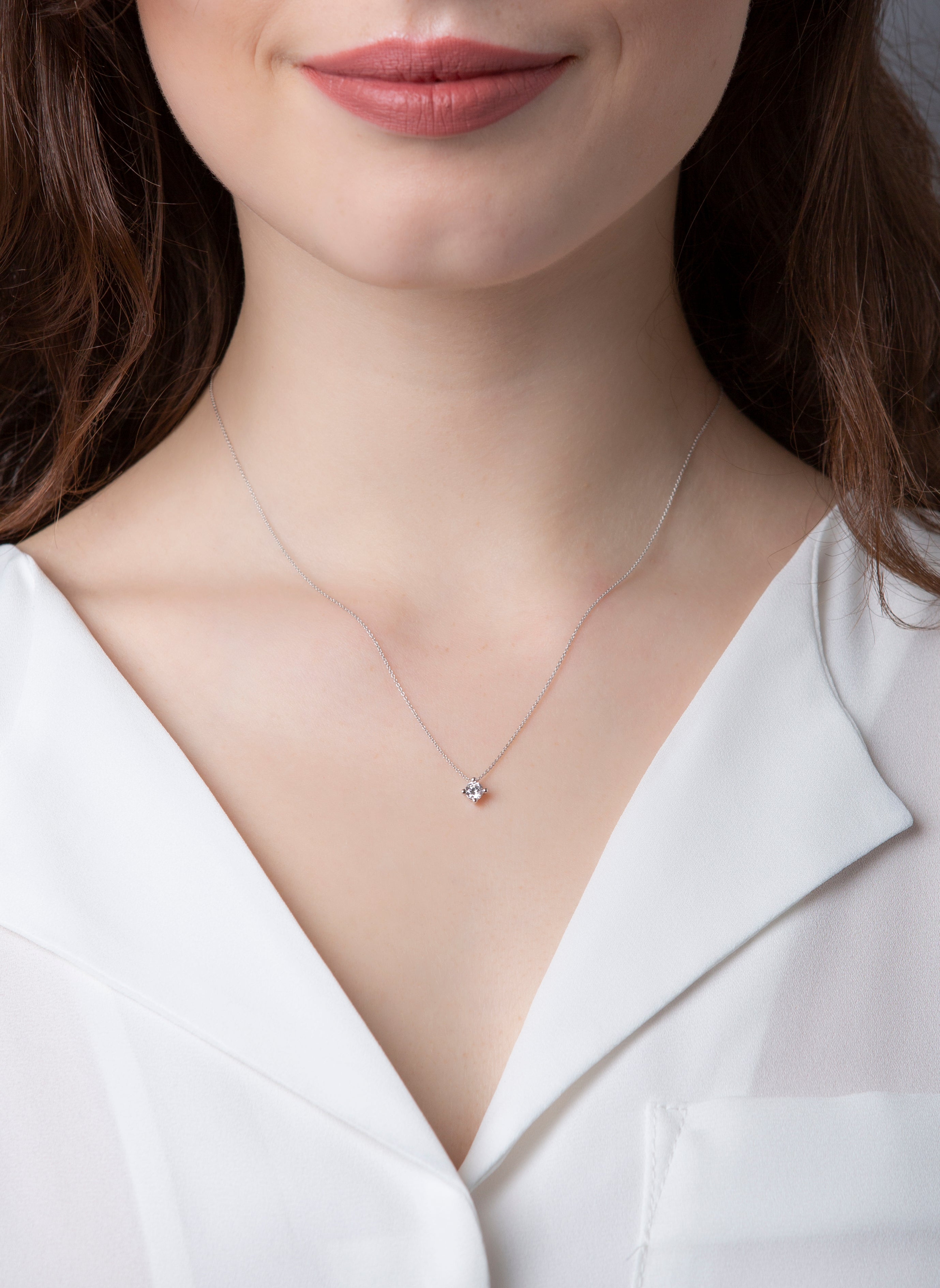 Solitaire Collier 0,2ct