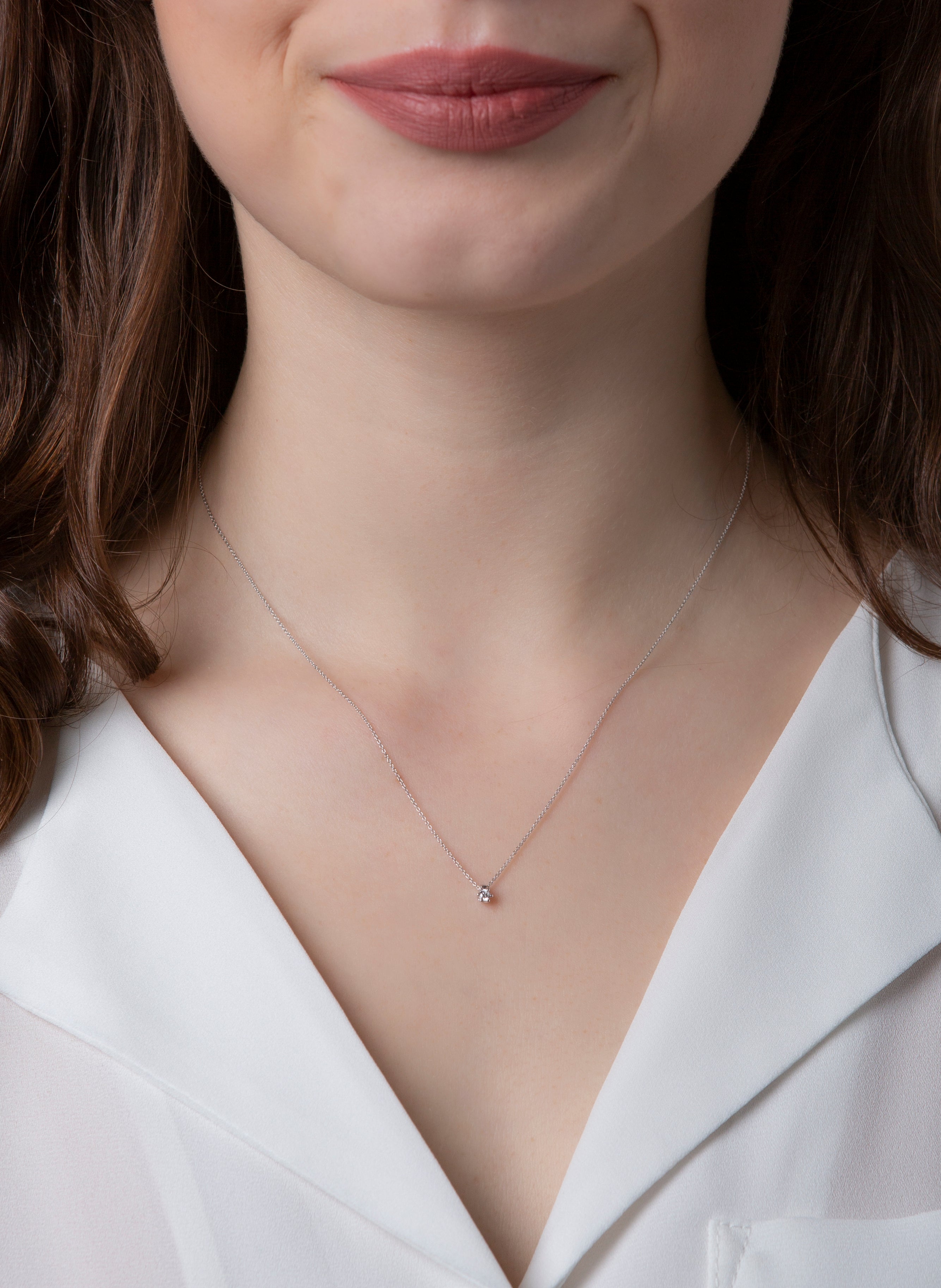 Solitaire Collier 0,07ct