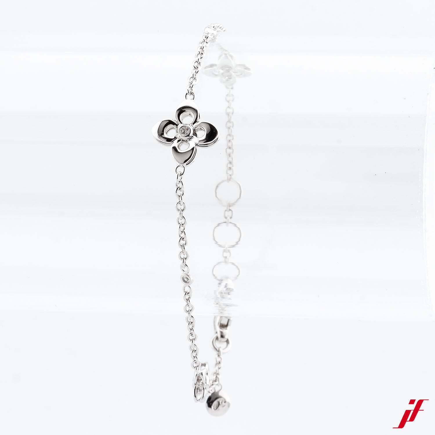 Rüschenbeck Just Jewels Armband 18K Gold 8 Diamanten 0,18ct - NP 2.970€