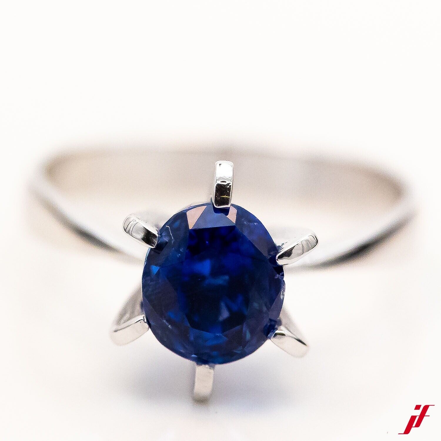 Ring 14K/585 Weißgold Saphir 2,0ct Gr.56 - Wert 4.000€