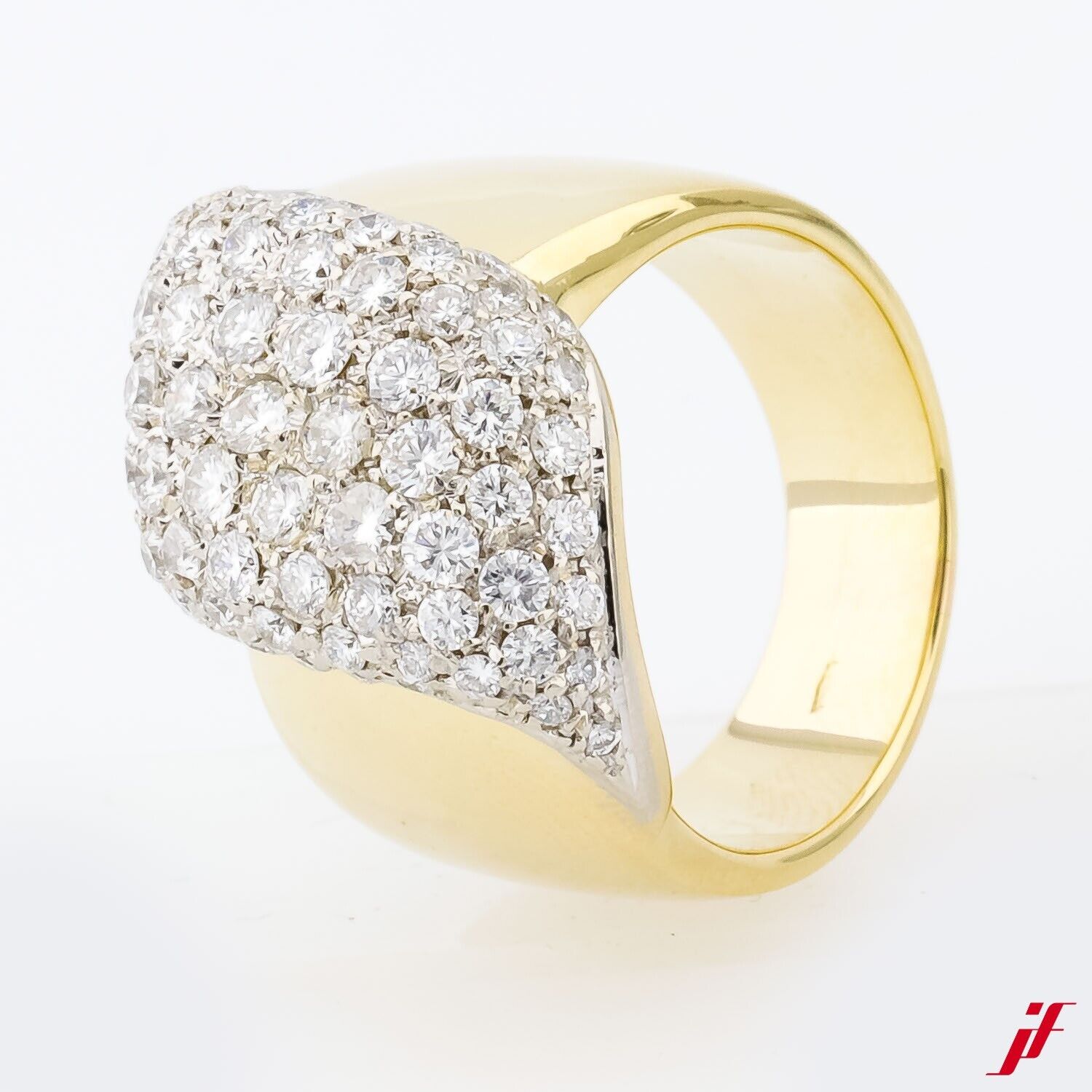 Ring 750/18K Gelbgold Diamanten Brillanten  2 ct TW/VS - Wert 7500€