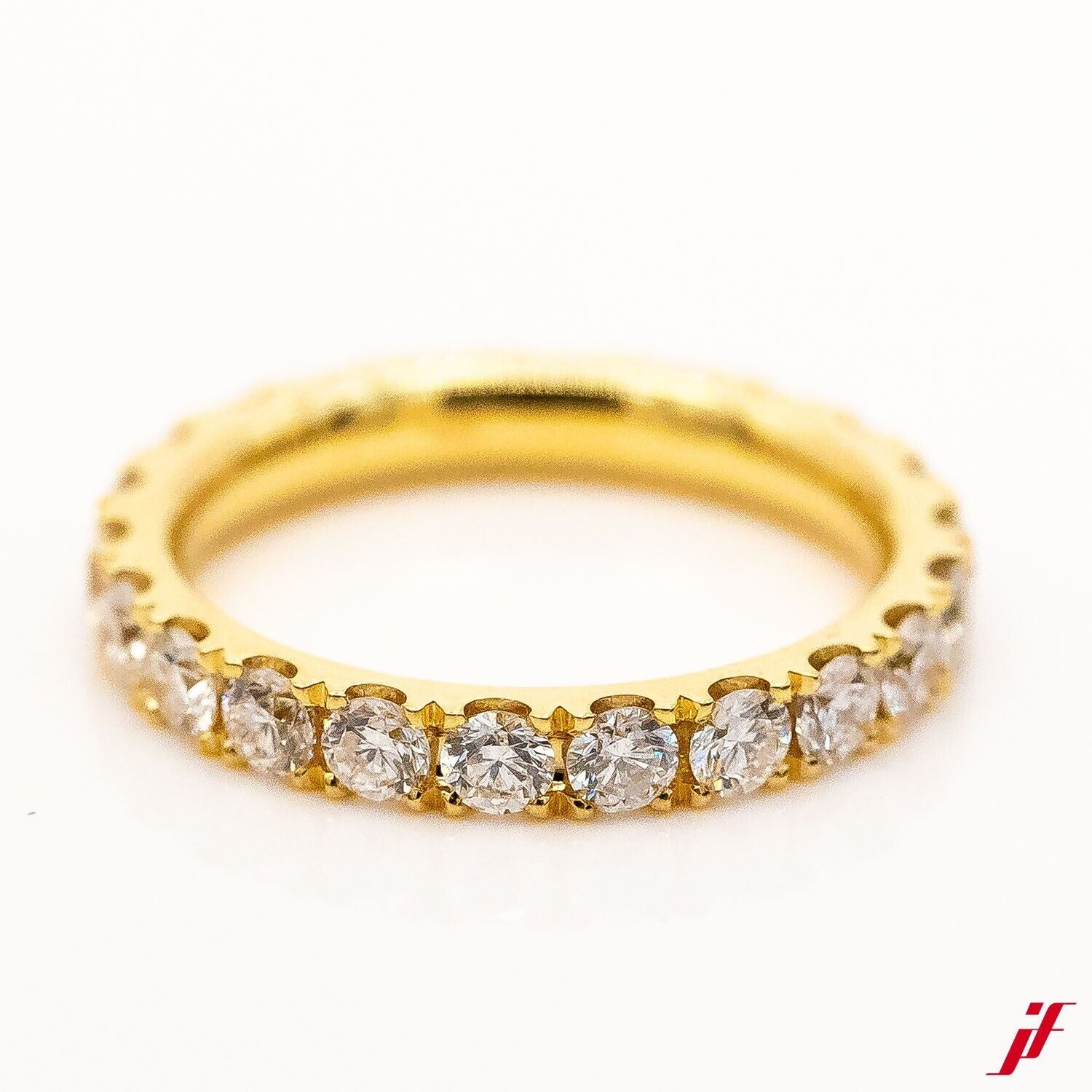 Ring 750/18K Gelbgold 22 Diamant Brillanten 1,82ct TW/VS Gr.54 - Wert 10.000€