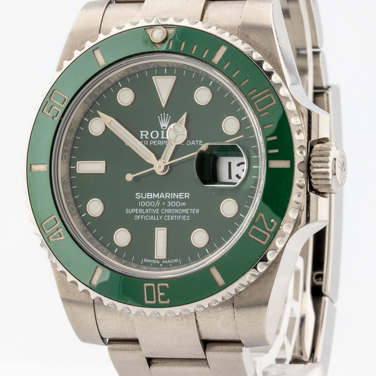 Rolex Submariner Date Hulk 116610LV Fullset 2019 GEBRAUCHT AK28046