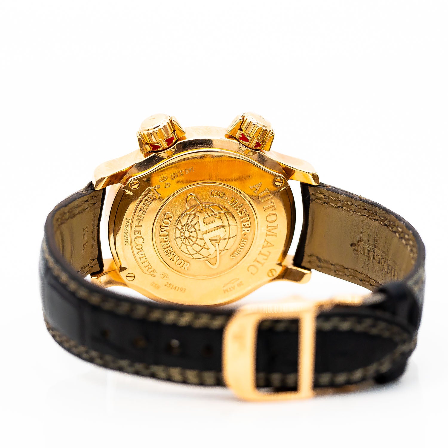 Jaeger-LeCoultre Master Compressor 37mm Ref.148.2.60 Automatik Diamant Roségold Croco