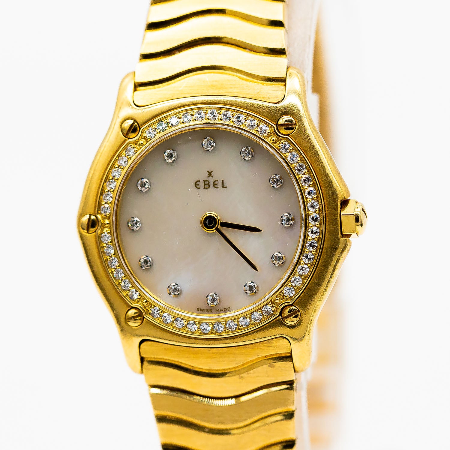Ebel Sport Classic Ref.8090121 24mm 18K Gelbgold Quarz Diamant