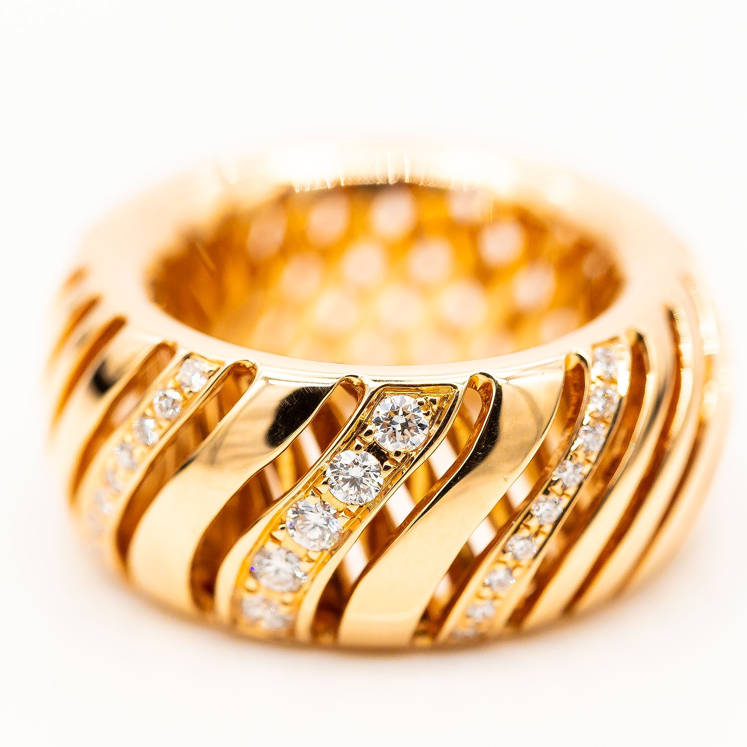 Ring Odenwald 750/18K Rotgold Diamanten 0,40ct TW/VS Gr.55 - Wert 10.000€