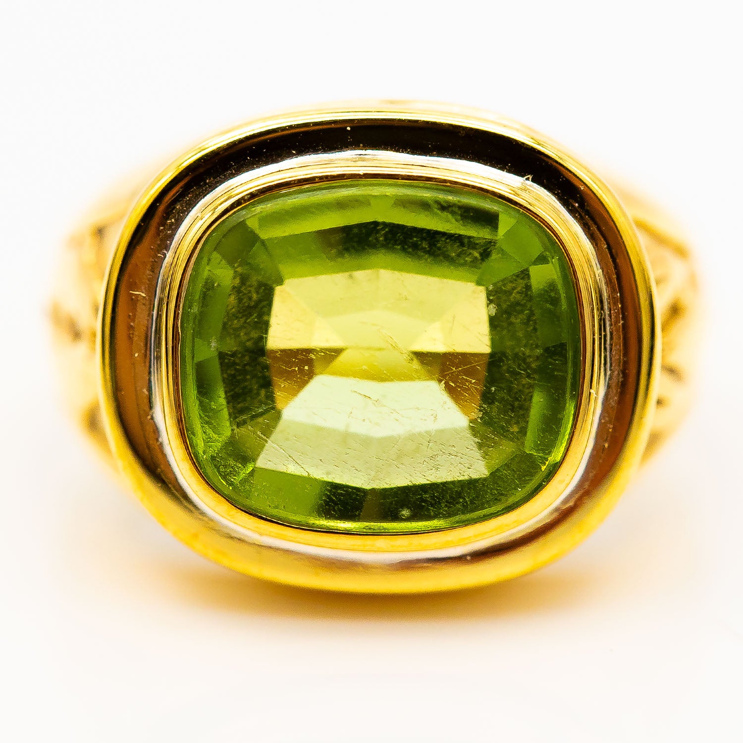 Ring 750/18K Gelbgold Turmalin Gr.53