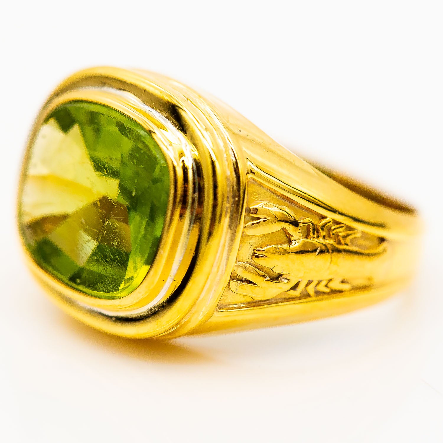 Ring 750/18K Gelbgold Turmalin Gr.53
