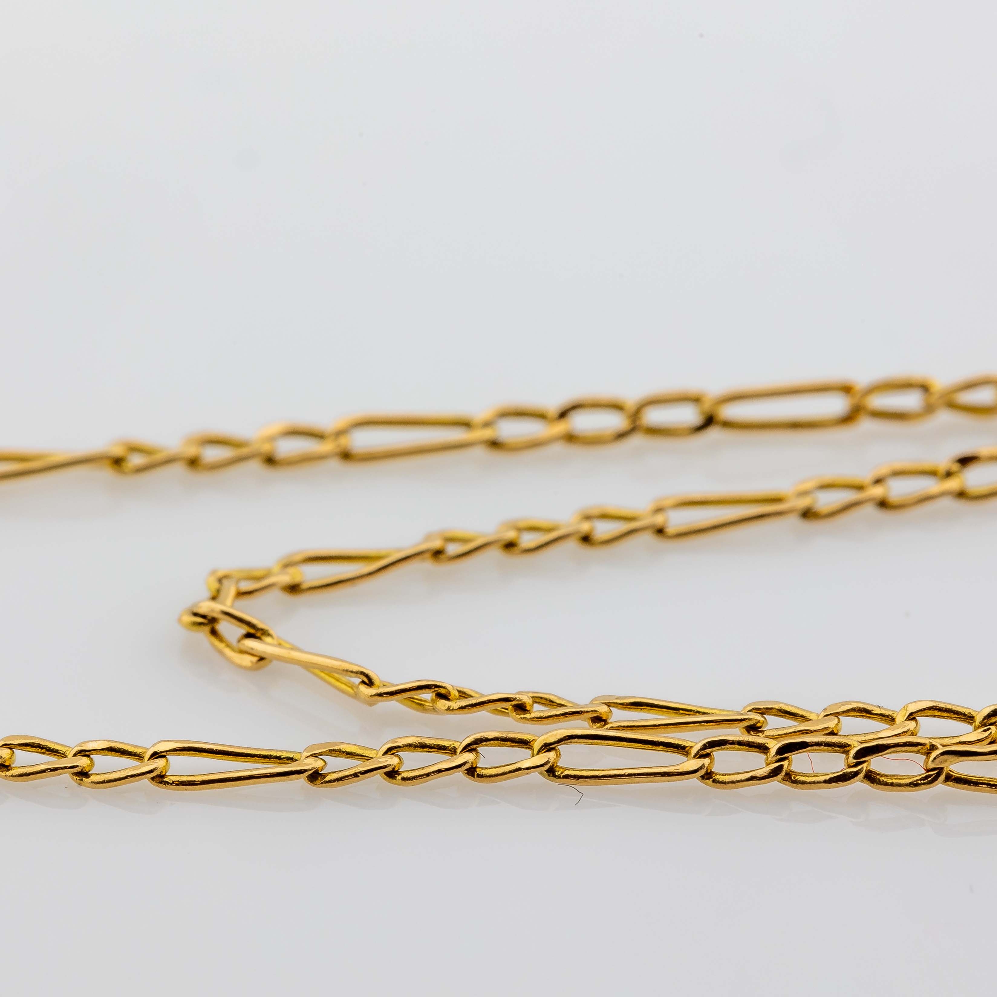 Halskette mit Maria-Anhänger 585/14K Gelbgold L: 61cm 2,49g
